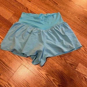 Aerie offline shorts light blue